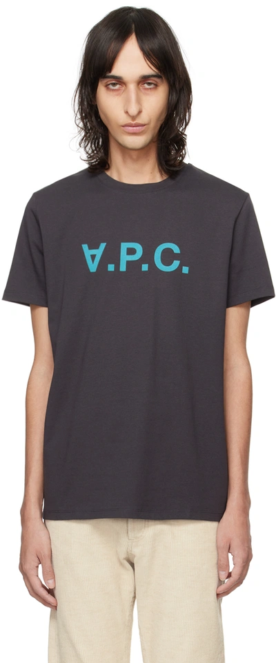 Apc Gray Vpc T-shirt In Lad Anthracite