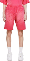 FENG CHEN WANG PINK DRAWSTRING SHORTS