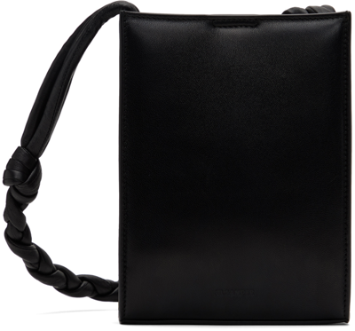 Jil Sander Black Tangle Padded Small Bag In 001 Black