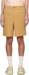 Apc A.p.c. Button Detailed High Waist Shorts In Baa Beige