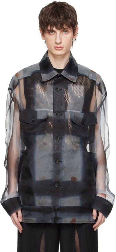 Feng Chen Wang Black Plant-dyed Jacket