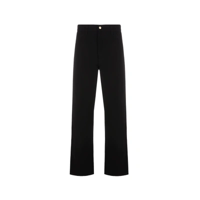 Carhartt Mid-rise Straight-leg Jeans In Black