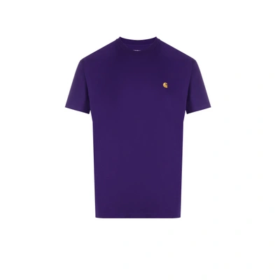 Carhartt Cotton T-shirt In Purple