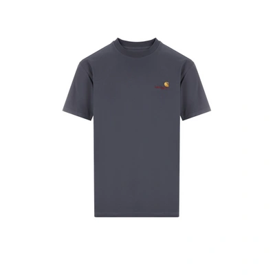 Carhartt Cotton Round-neck T-shirt In Grey