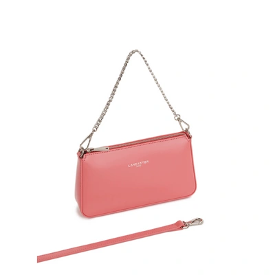 Lancaster Suave Even Leather Handbag In Pink