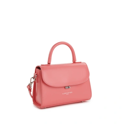 Lancaster Suave Even Leather Handbag In Pink