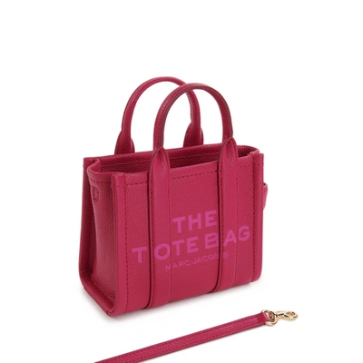 Marc Jacobs The Tote Micro Tote Bag In Lipstick Pink