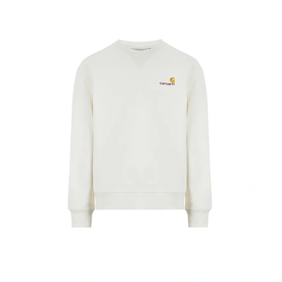 Carhartt Cotton Sweatshirt In White