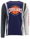 Needles "7 Cuts" Crew Neck Graphic Print Long Sleeves In Blue
