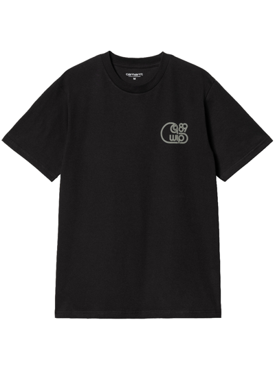 Carhartt Night Night Organic-cotton T-shirt In Black