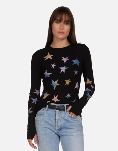 Lauren Moshi Mckinley Rainbow Stars In Black