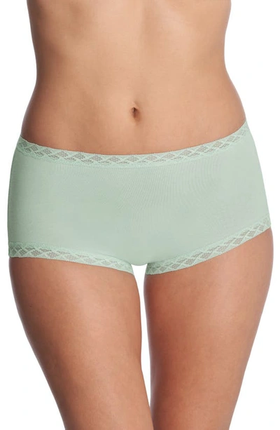 Natori Bliss Cotton Full Brief In Green