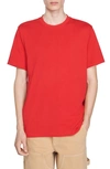 Sandro Short Sleeve Crewneck Tee In Red