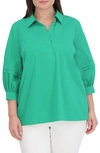 FOXCROFT FOXCROFT FRANKIE BUTTON-UP SHIRT