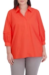 FOXCROFT FRANKIE BUTTON-UP SHIRT