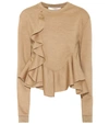 GIVENCHY WOOL-JERSEY TOP,P00262419