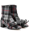 N°21 CHECKED ANKLE BOOTS,P00277383