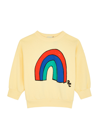 Bobo Choses Kids Rainbow Printed Cotton Sweatshirt (2-8 Years) In Yellow