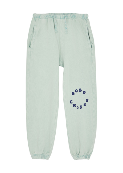 Bobo Choses Kids Logo-print Cotton Sweatpants (2-10 Years) In Blue Light