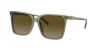 Michael Kors Womens Mk2197u Canberra Square-frame Acetate Sunglasses Green In Green Gradient