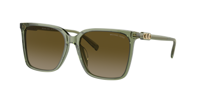 Michael Kors Woman Sunglass Mk2197u Canberra In Green Gradient