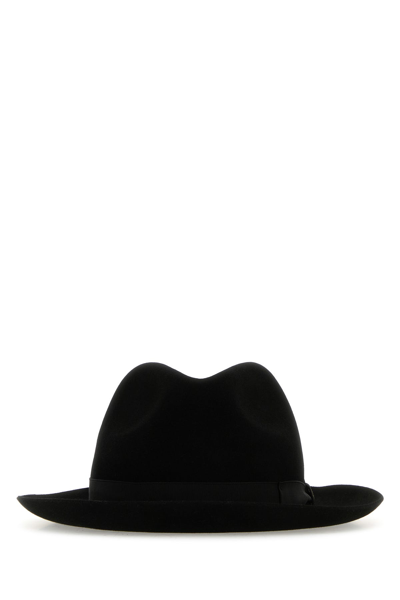 Borsalino Cappello-60 Nd  Male In Black