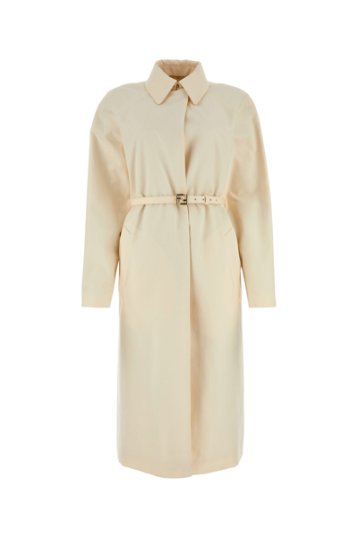 Fendi Cappotto-38 Nd  Female In Beige