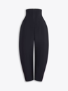 Alaïa Harness Corset Zip Front Wool Trousers In Black