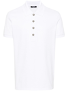 BALMAIN MONOGRAM POLO SHIRT