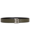 Balmain B-belt Reversible Belt In Black