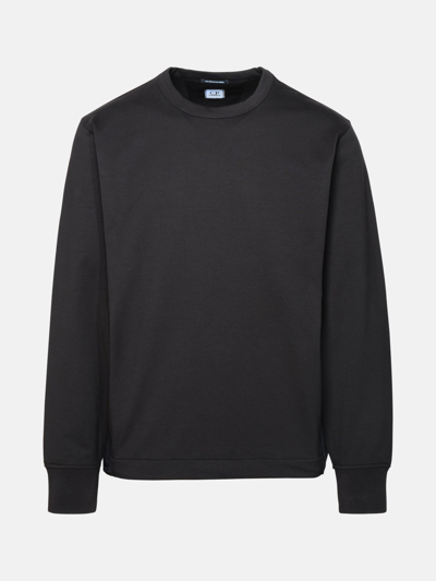 C.p. Company Black Cotton Blend Sweatshirt