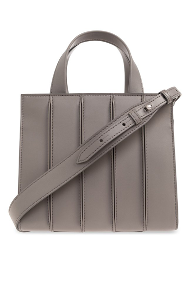 Max Mara Whitney Small Tote Bag In Turtledove Grey