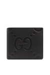 GUCCI GUCCI LOGO EMBOSSED BIFOLD WALLET