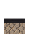 GUCCI GUCCI MONOGRAMMED HORSEBIT EMBROIDERED CARD CASE
