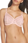 Chantelle Lingerie Revele Moi Perfect Fit Underwire Bra In Blushing Pink