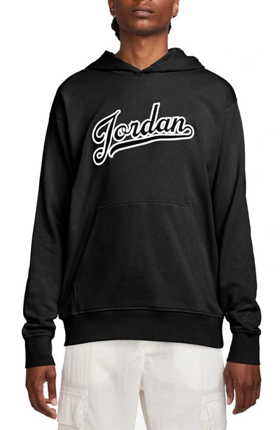 Nike Jordan Flight Mvp Oversize Fleece Hoodie In Black