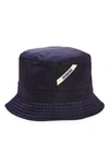 Jacquemus The Ovalie Sun Hat In Navy