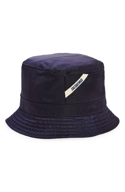 Jacquemus The Ovalie Sun Hat In Blue