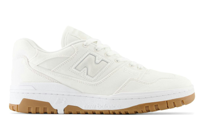 Pre-owned New Balance 550 White Canvas Gum In White/gum