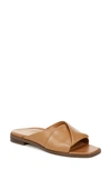 Vionic Miramar Womens Criss-cross Slide Sandals In Camel