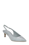 CALVIN KLEIN DAINTY KITTEN HEEL POINTED TOE SLINGBACK PUMP