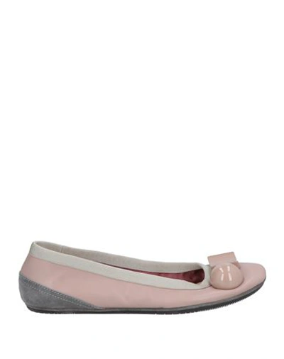 Dove Nuotano Gli Squali Woman Ballet Flats Blush Size 7.5 Leather In Pink