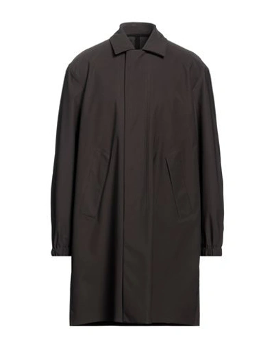 Harris Wharf London Man Overcoat Steel Grey Size 40 Polyester