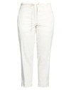 JIL SANDER+ JIL SANDER+ WOMAN PANTS IVORY SIZE 8 COTTON, VISCOSE