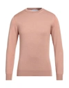 CRUCIANI CRUCIANI MAN SWEATER BLUSH SIZE 44 CASHMERE, SILK