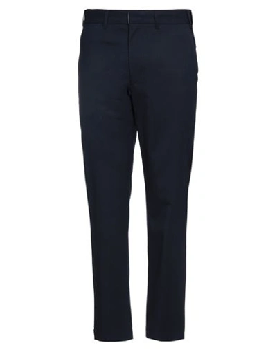 Grifoni Man Pants Midnight Blue Size 32 Virgin Wool, Elastane In Blue