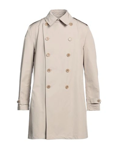 Aspesi Man Overcoat Beige Size M Cotton, Polyester