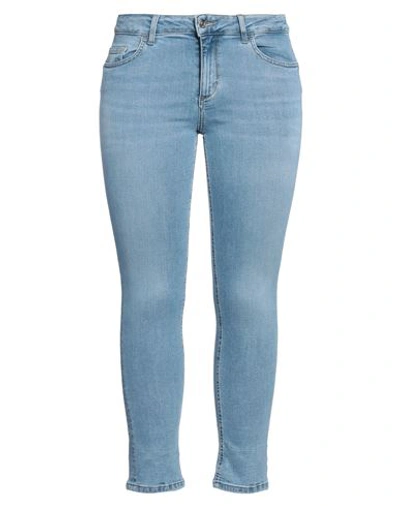 Liu •jo Woman Jeans Blue Size 26w-28l Cotton, Elastane, Polyester
