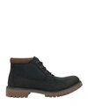 TIMBERLAND TIMBERLAND MAN ANKLE BOOTS BLACK SIZE 7.5 LEATHER