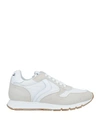 Voile Blanche Woman Sneakers Off White Size 5 Leather, Textile Fibers In Off White